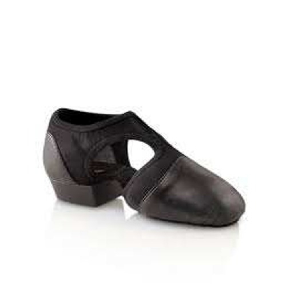 Capezio Pedini Femme Black Leather Jazz Dance Shoes PP323 Size 8.5M Women